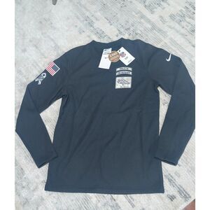 Nike NFL Denver Broncos Salute To Service Long Sleeve Shirt Mens S